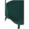 САНДВИКЕН стул на металлическом каркасе с обивкой тканью велюр, цвет изумрудный (velutto 20)