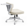 Компьютерные кресла Кресло гибридной посадки FoxGear SHORTZ Fabric, размер 2 (с ноутбучным столиком), светло-серый