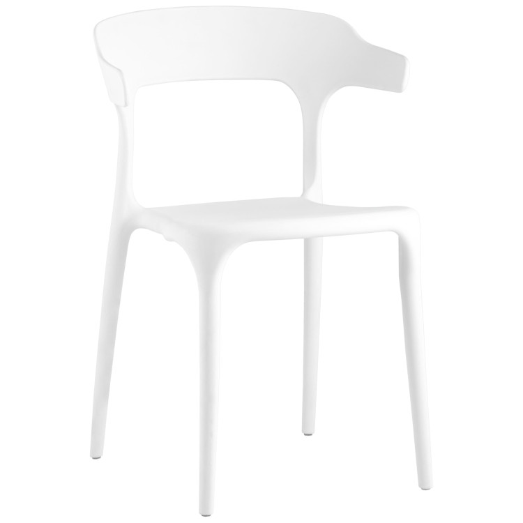 Пластиковые стулья Neo пластик белый обеденный для кухни