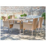 Садовые обеденные группы Комплект плетеной мебели AM-196/T196 Beige (4+1)