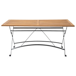 Стол из акации ЛАТА складной 160 см Садовый обеденный стол