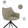 Стулья на металлокаркасе Denever beige / black