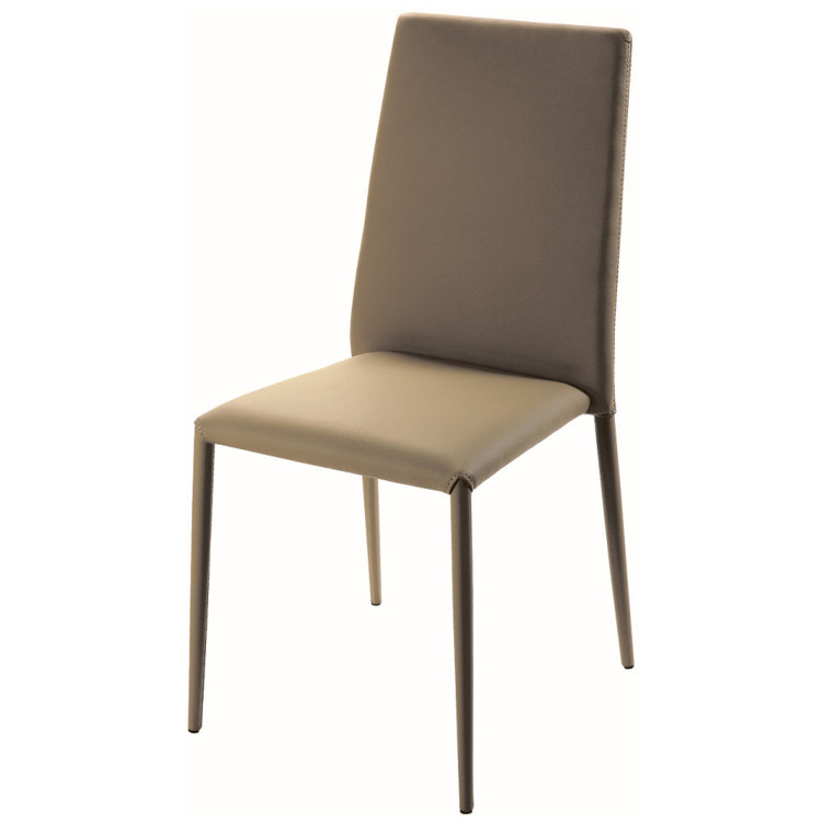 Стильный стул MIA PRANZO, цвет: песочный, ванильный и тёмно-серый