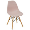 Стулья GH801/DC111 Стул пластиковый, ЧАЙНАЯ РОЗА#7880, каркас бук