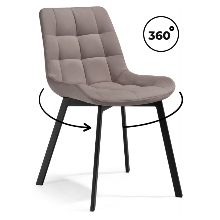 Стулья Стронг вращающийся латте hl 70 / черный каркас