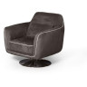 Лаунж-кресло Кресло Marco, искусственная замша Breeze silver