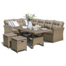 Комплекты мебели с диванами Комплект плетеной мебели AFM-307B Beige