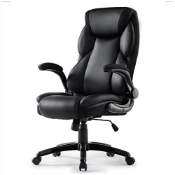 Эргономичное компьютерное кресло Eureka OC11-B, черное