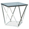 Журнальные столики CS-14-1 Стол Журнальный стеклянный 50*50*55, основание металл хром Журнальные столики CS-14-1 Стол Журнальный стеклянный 50*50*55, основание металл хром