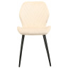 Стулья DC828 Стул мягкий, БЕЖЕВЫЙ#G62-03 велюр, каркас металл черный КРУГЛЫЙ