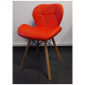 Стулья GH607/DC777 Стул мягкий, КРАСНЫЙ экокожа, каркас массив бука