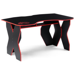 Недорогой компьютерный стол. Вивианн красный / черный компьютерный стол