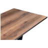 Ламинированные столы Мичиган Лофт 25 мм дуб вотан / черный матовый