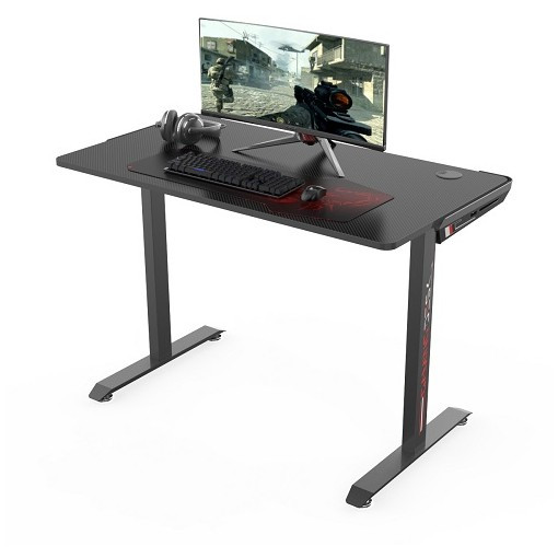 Игровые столы Стол для компьютера (для геймеров) Eureka I1-S, чёрный