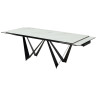 RIETI-200 большой раздвижной обеденный стол с керамической столешницей в индустриальном стиле