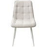 Металлические стулья Стул CHIC HE622-01/ HE622-05 топленое молоко, ткань/ белый каркас М-City