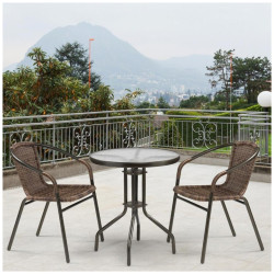 Комплект мебели Асоль-7 TLH-037B/TLH-060 brown-2pcs