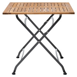 Стол из акации ЛАТА складной 80 см