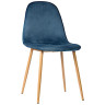 Стулья DC801 Стул мягкий, СИНИЙ 3725 велюр, каркас металл дерево
