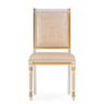 Стулья Рембрандт молочный / золото патина