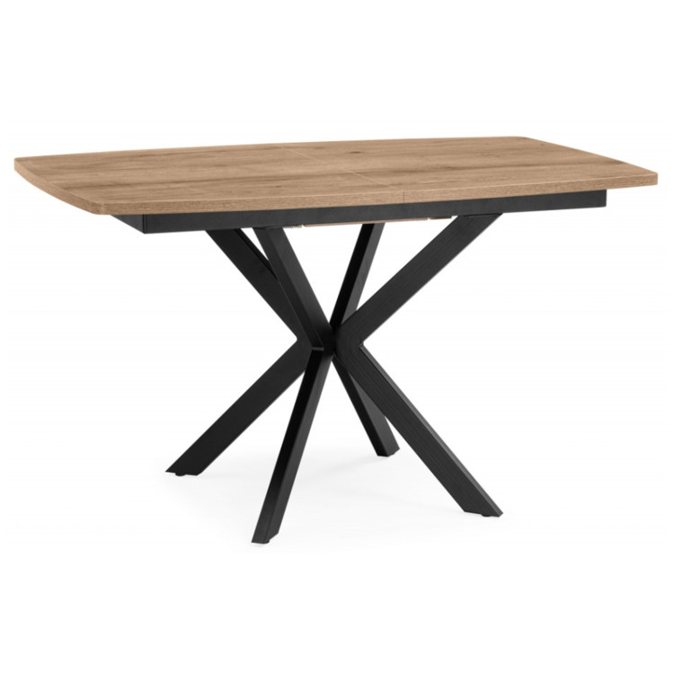 ПАЛУ стол с ламинированной столешницей, цвет дуб веллингтон / черный