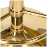 Табурет барный DOBRIN BRUNO GOLD, регулируемый, пудрово-розовый велюр (MJ9-32), золотой хром