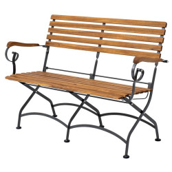 Скамья из акации ЛАТА 2-х местная