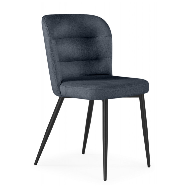 Стулья на металлокаркасе Kilian dark gray / black