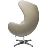 Дизайнерские кресла Кресло EGG STYLE CHAIR латте, экокожа