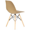 Стулья Набор 4 шт Стул обеденный DOBRIN DSW, ножки светлый бук, цвет бежевый (GR-03)