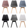 Деревянные стулья Bonuss light purple / wood