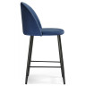 АМИЗУРЕ полубарный стул с обивкой тканью велюр, цвет темно-синий