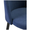 АМИЗУРЕ полубарный стул с обивкой тканью велюр, цвет темно-синий