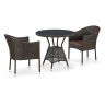 Кофейные комплекты Комплект плетеной мебели T707ANS/Y350-W53 2Pcs Brown