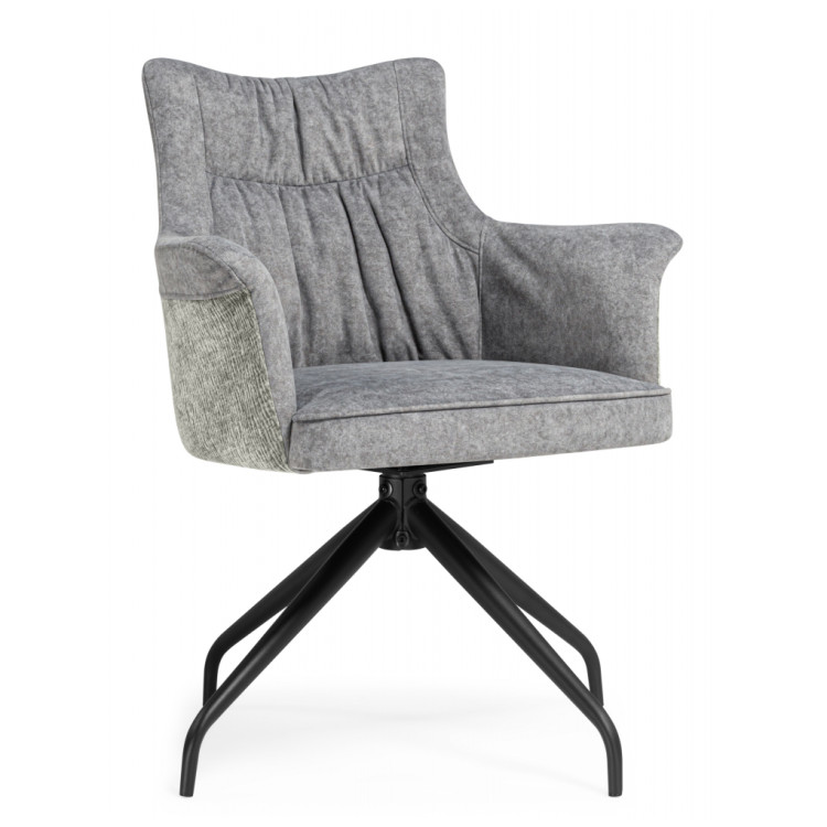 Стулья на металлокаркасе Kaser 360 крутящийся grey / black