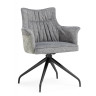Стулья на металлокаркасе Kaser 360 крутящийся grey / black