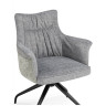 Стулья на металлокаркасе Kaser 360 крутящийся grey / black