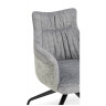 Стулья на металлокаркасе Kaser 360 крутящийся grey / black
