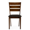 Деревянные стулья Simol темно-коричневый / коричневый