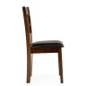 Деревянные стулья Simol темно-коричневый / коричневый