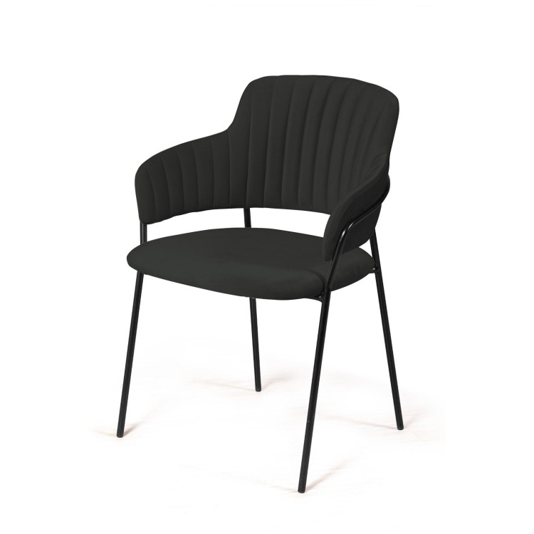 Стул-кресло Стул Breeze, бархат антрацит 14